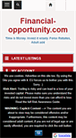 Mobile Screenshot of financial-opportunity.com