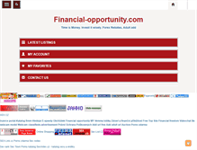Tablet Screenshot of financial-opportunity.com